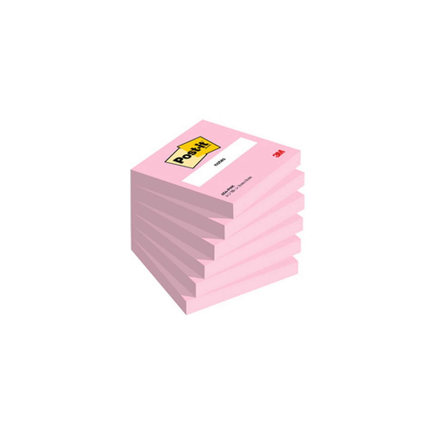 Post-it Bloc-note adhésif Notes, 76 x 76 mm, rose flamant