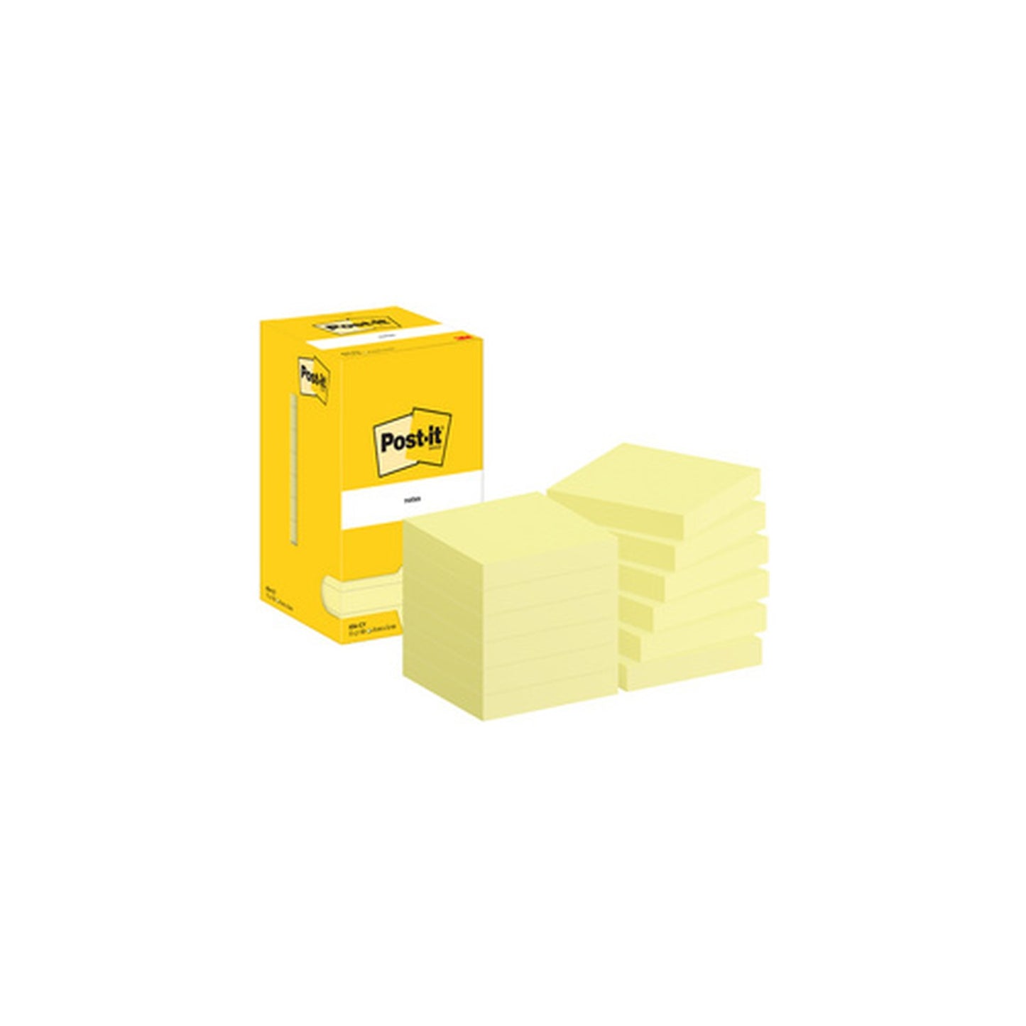 Post-it Bloc-note adhésif, 76 x 76 mm, jaune