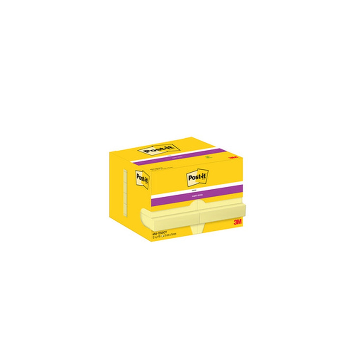 Post-it Bloc-note super sticky notes, 51 x 76 mm, jaune