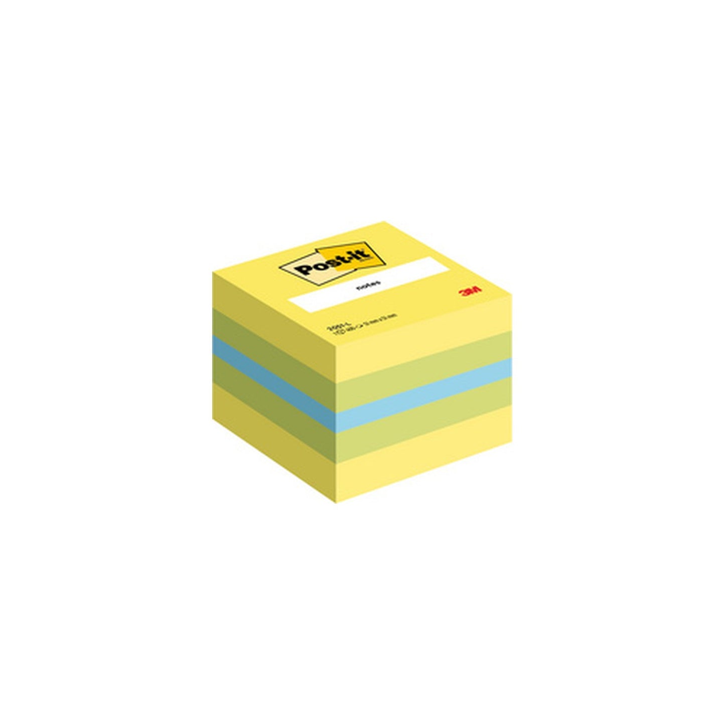 Post-it Bloc-note cube notes mini, 51 x 51 mm, multicolore