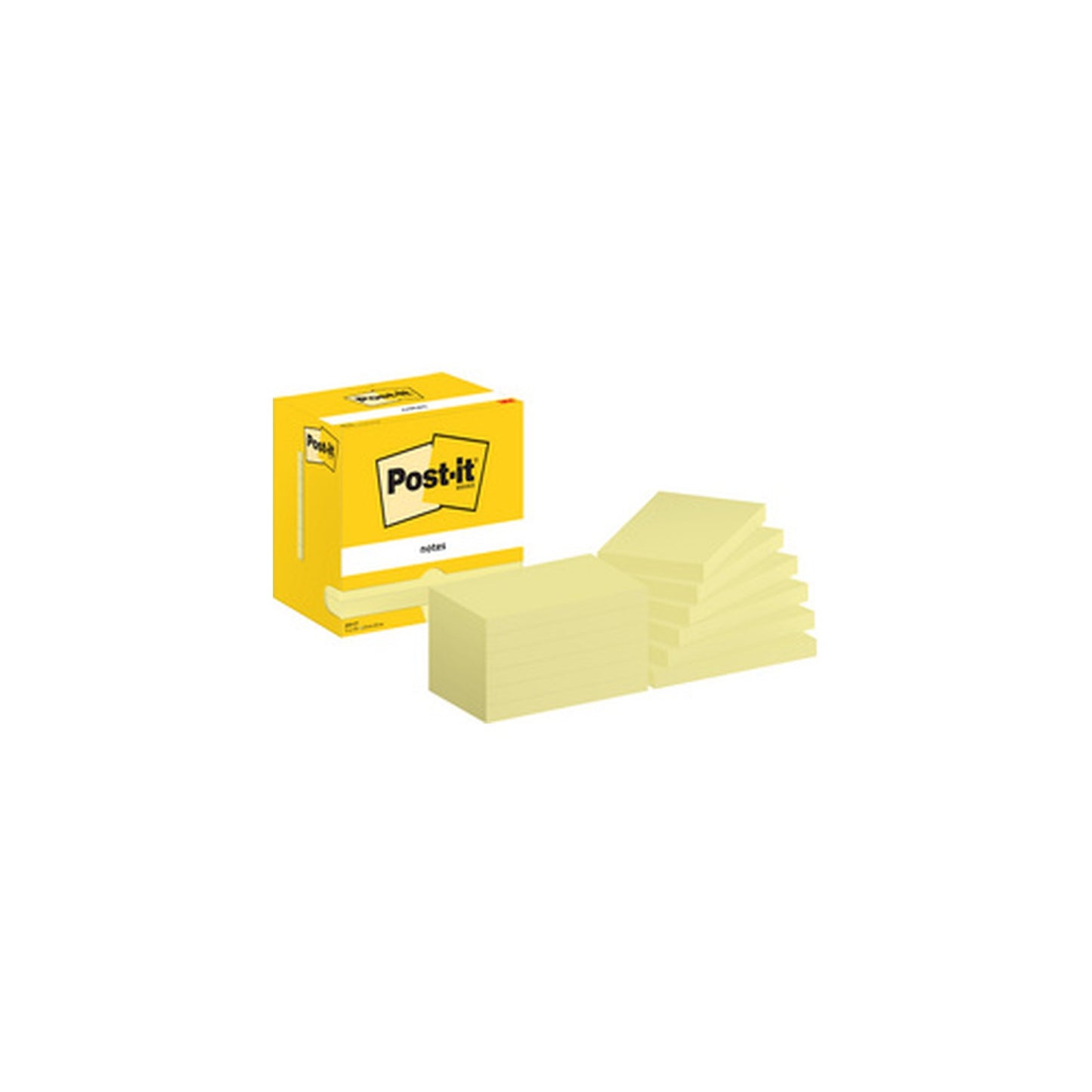 Post-it Bloc-note adhésif, 127 x 76 mm, jaune