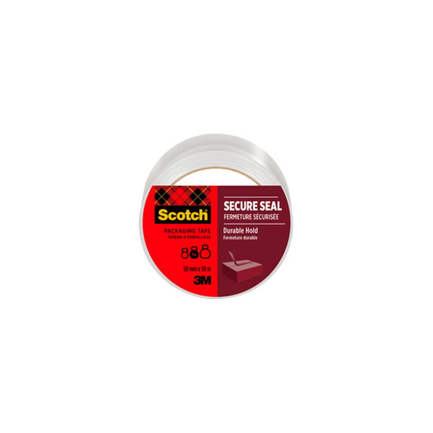 3M Scotch Ruban adhésif d'emballage SECURE SEAL, 50 mm x 50m