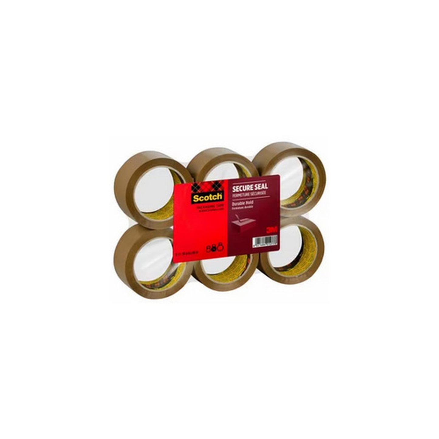3M Scotch Ruban adhésif d'emballage SECURE SEAL, 50mm x 66m