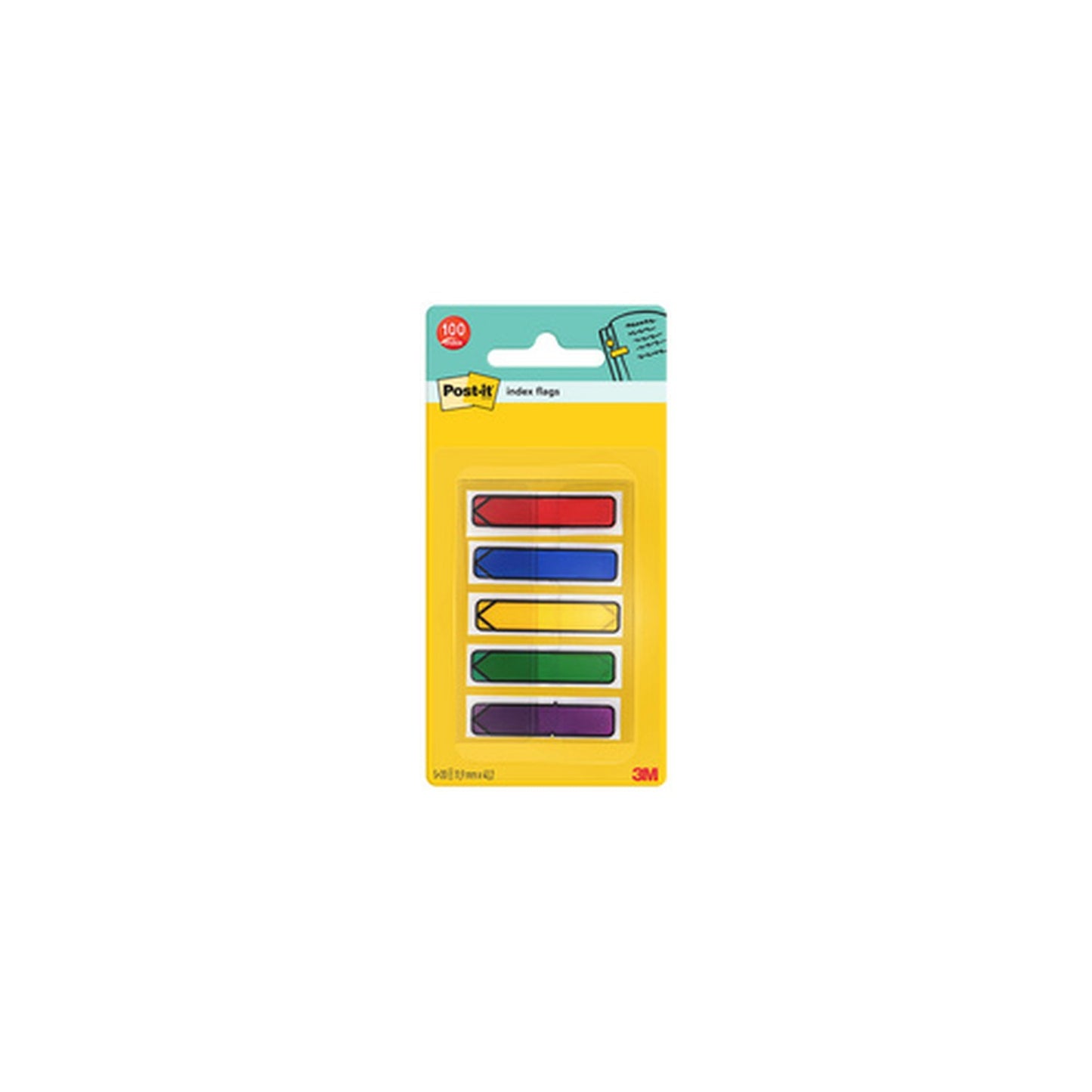 Post-it Marque-page Index Flèche, 11,9 x 43,2 mm, 5 couleurs