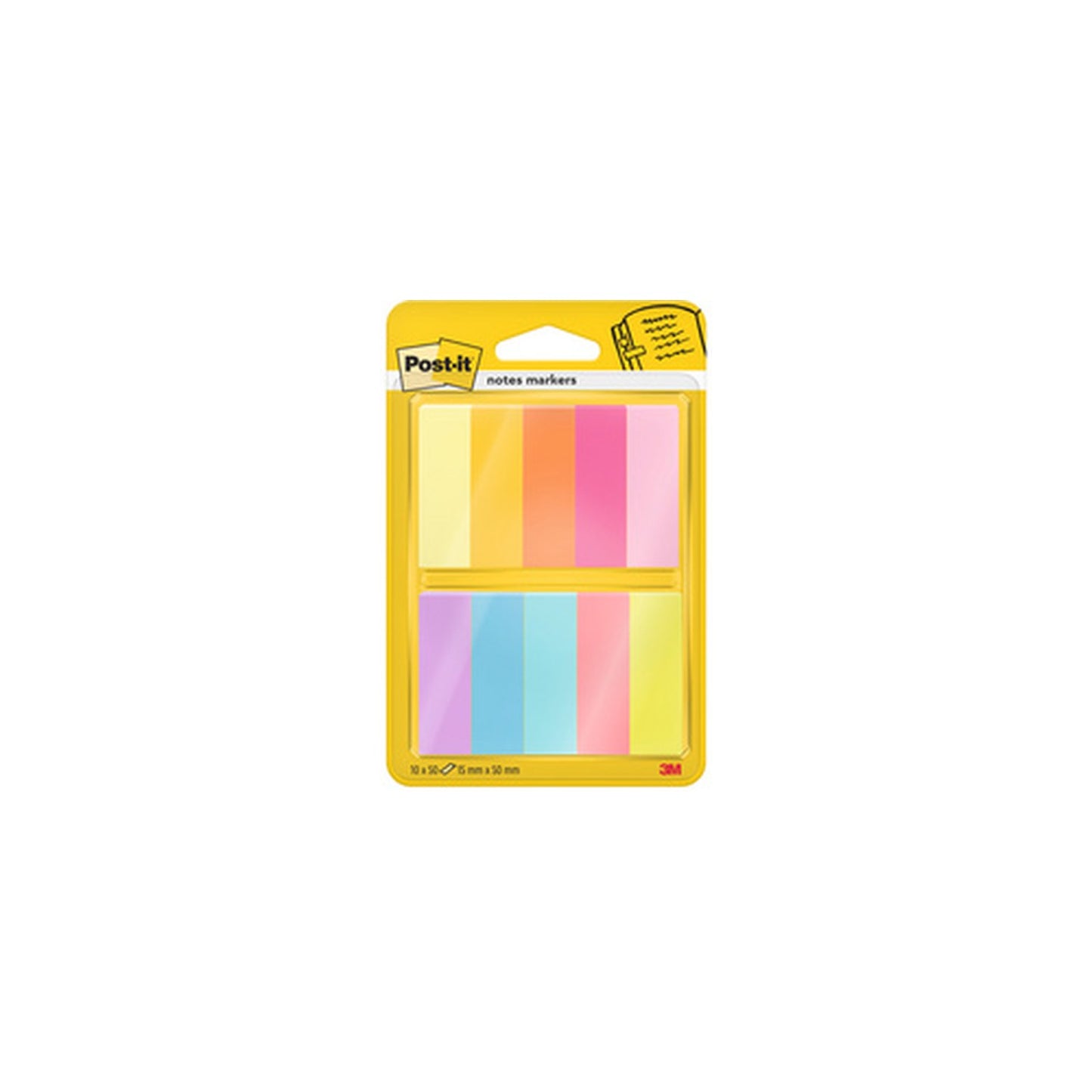Post-it Marque-page Page Marker, papier, étroit, pack de 10