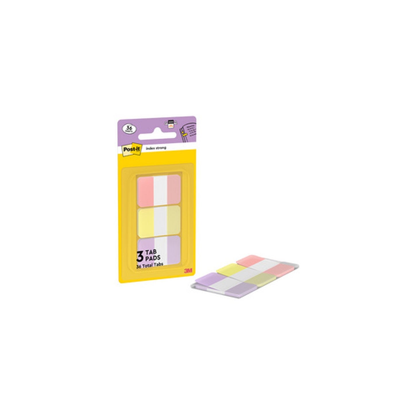 Post-it Marque-page rigide, standard, pastel