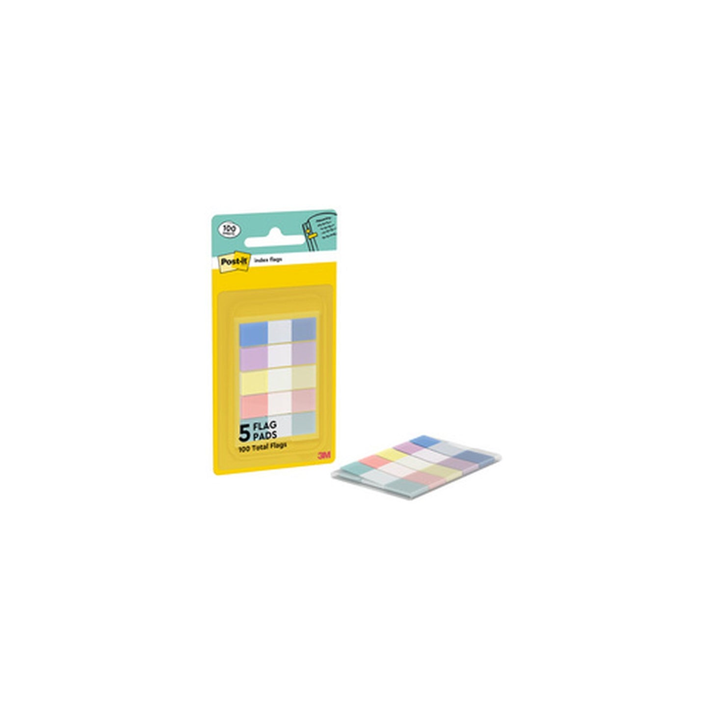 Post-it Marque-page étroit, 11,9 x 43,2 mm, pastel
