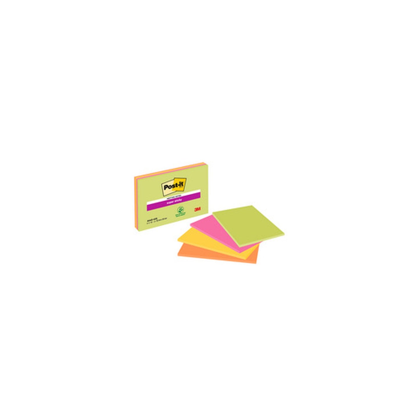 Post-it Bloc-note super sticky Meeting Notes, 152 x 101 mm