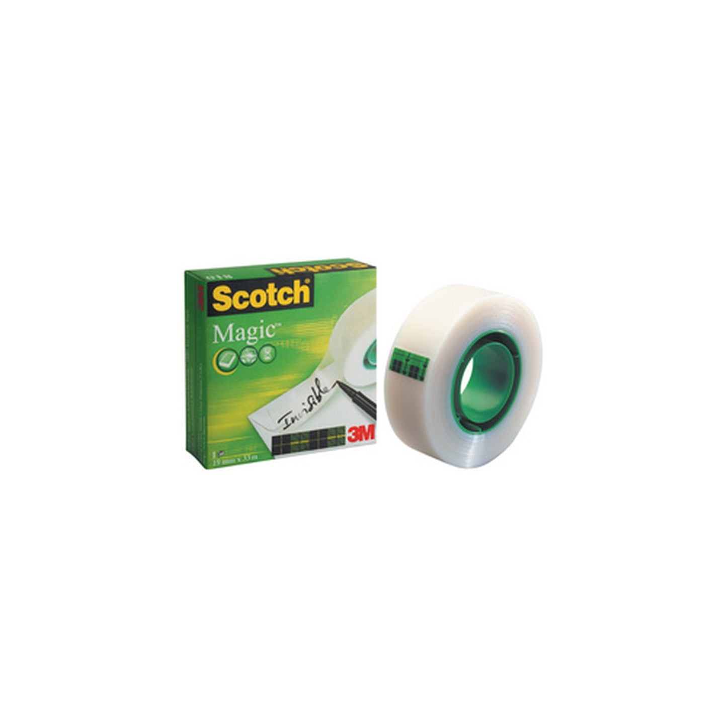 3M Scotch Ruban adhésif Magic 810, 19 mm x 66 m, invisible