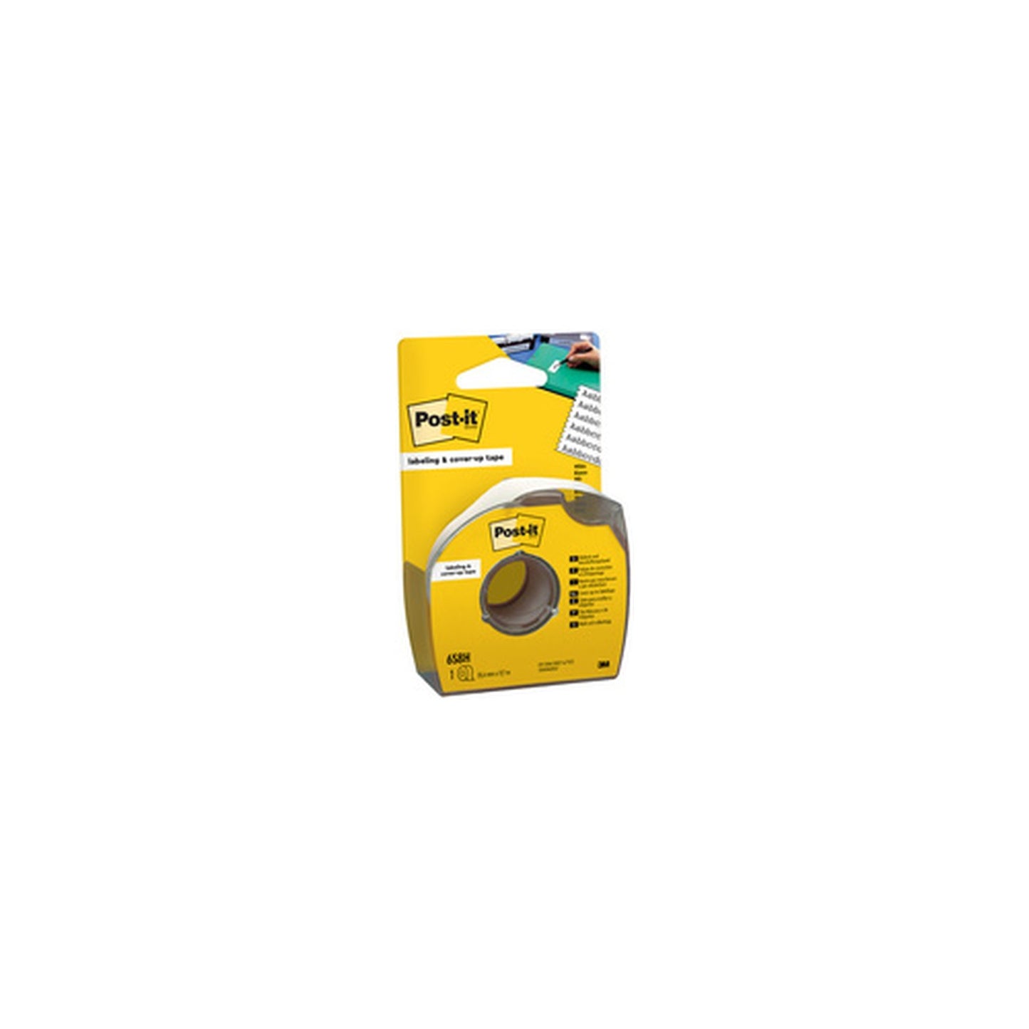 Post-it Ruban de masquage/marquage, 25,4 mm x 17,7 m, blanc