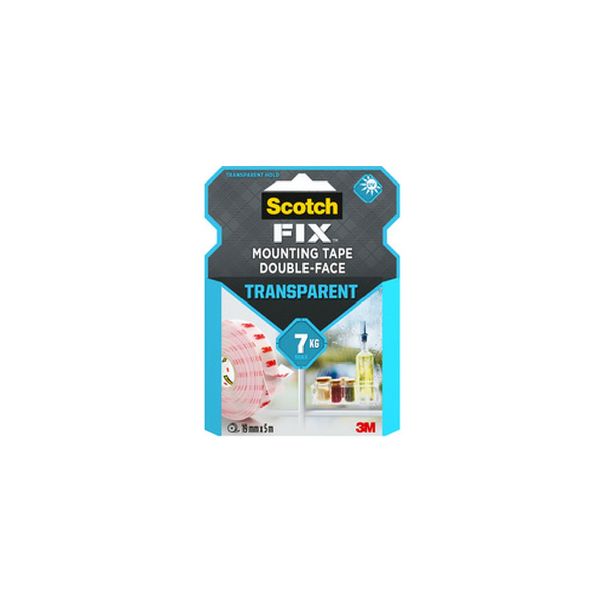 3M Ruban adhésif de fixation Scotch-Fix transparent