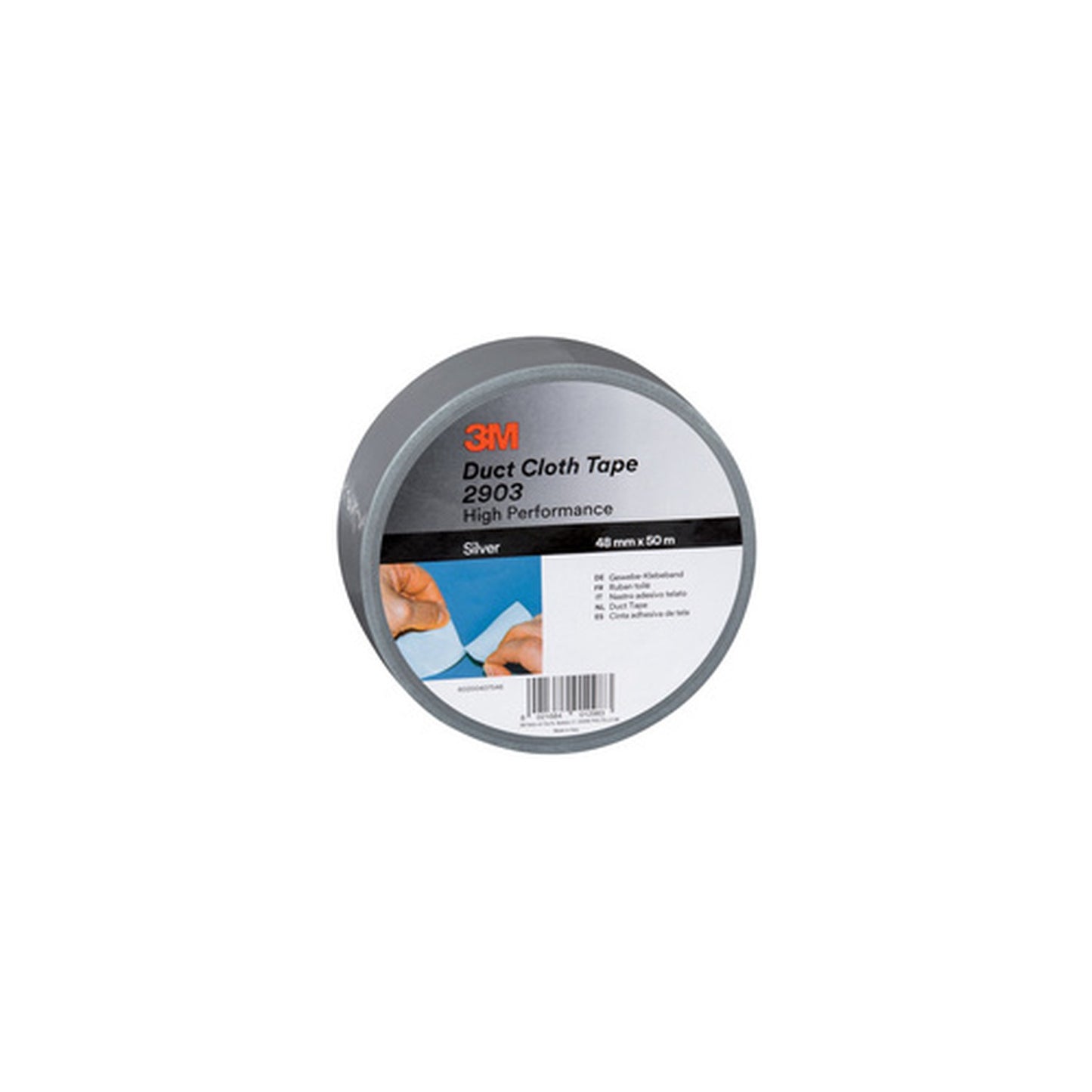 3M Scotch Ruban adhésif en toile 2903, 48 mm x 50 m, noir