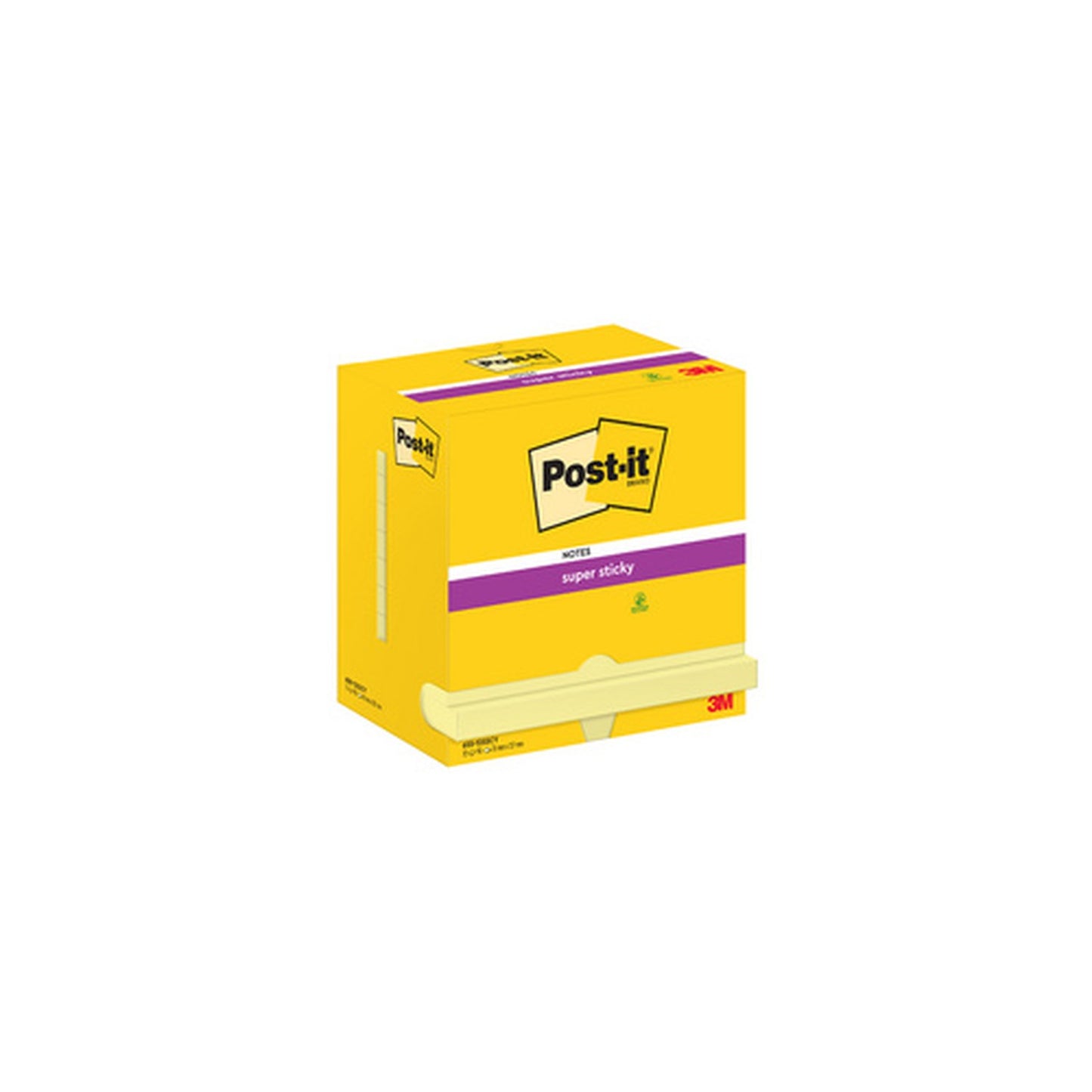 Post-it Bloc-note super sticky notes, 127 x 76 mm, jaune