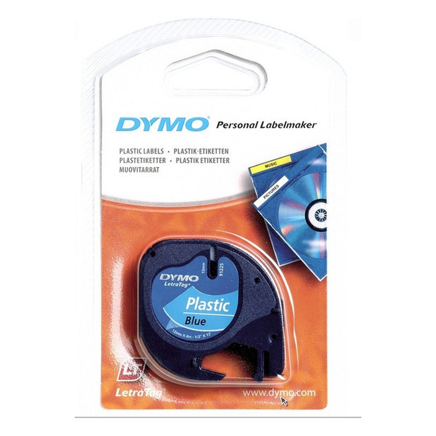 Rouleau d'étiquettes d'origine Dymo 91205 / S0721650 - bleu