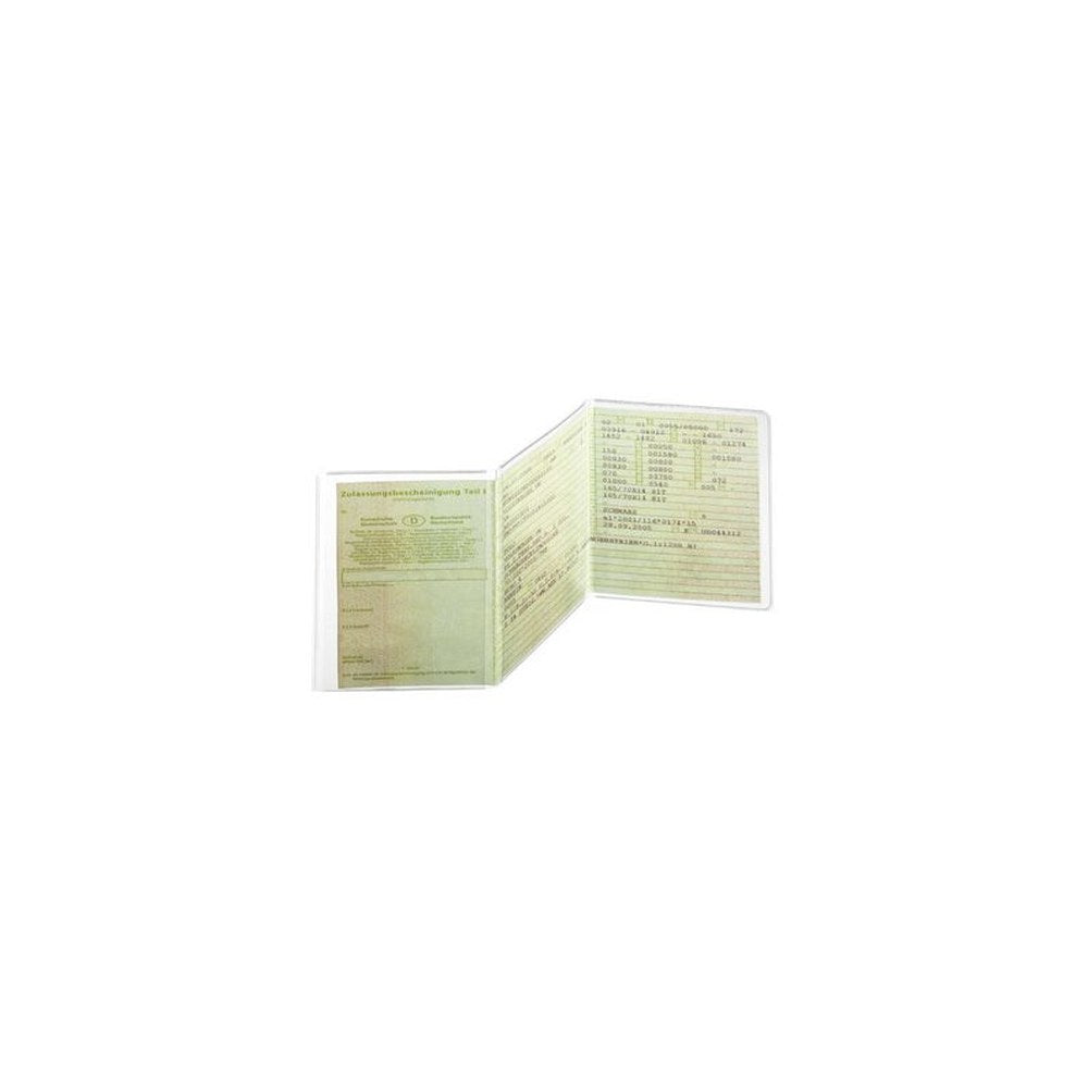 DURABLE Ausweishülle, aus PP, dreiteilig, transparent