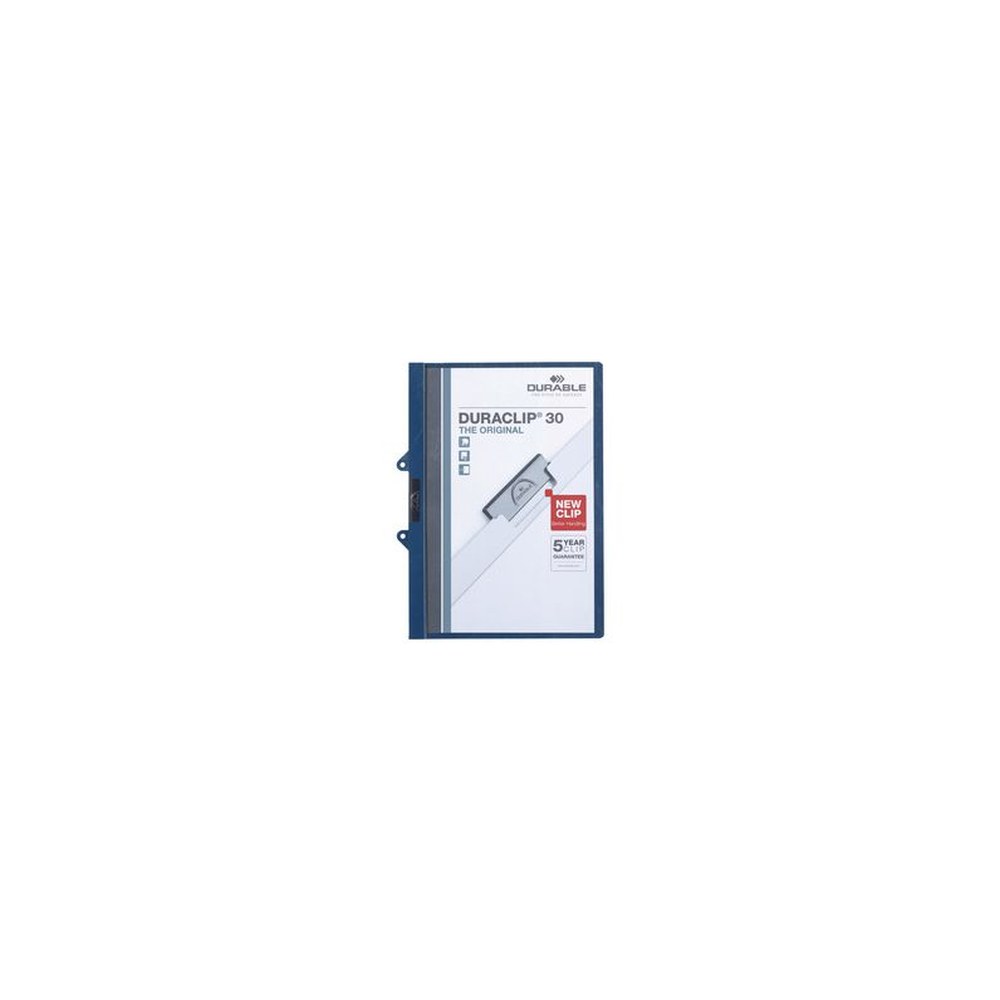 DURABLE Chemise à clip DURACLIP EASY FILE, A4, bleu foncé
