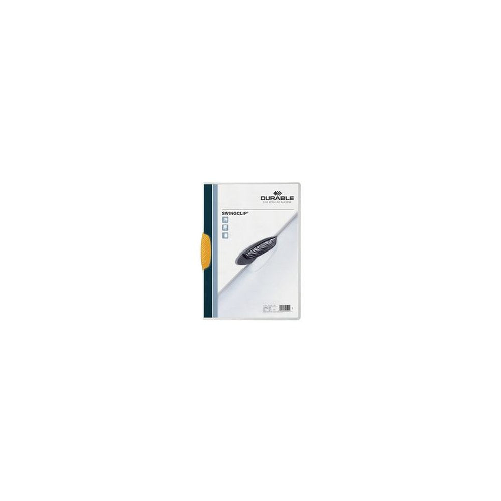 DURABLE Chemises à clip SWINGCLIP, format A4, clip jaune