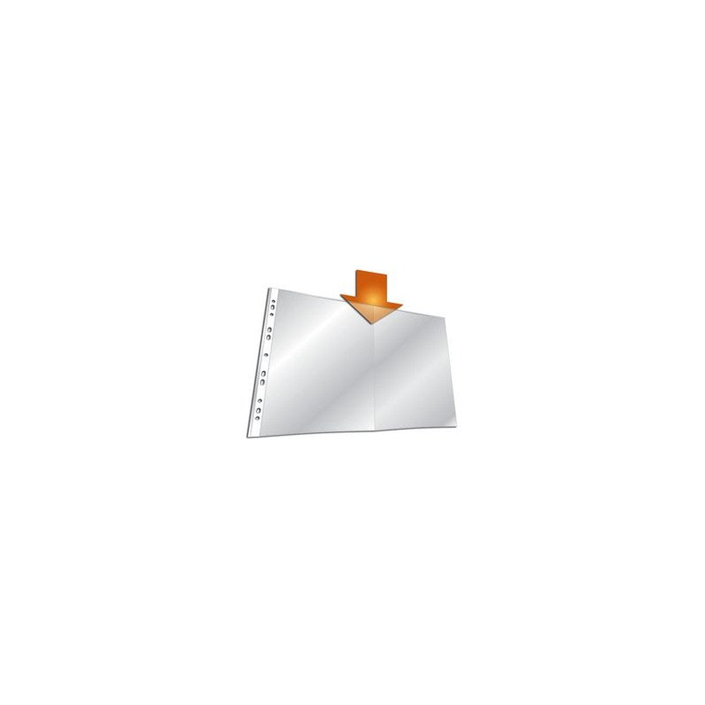 DURABLE Pochette perforée, A3 format paysage, PP, 0,06 mm
