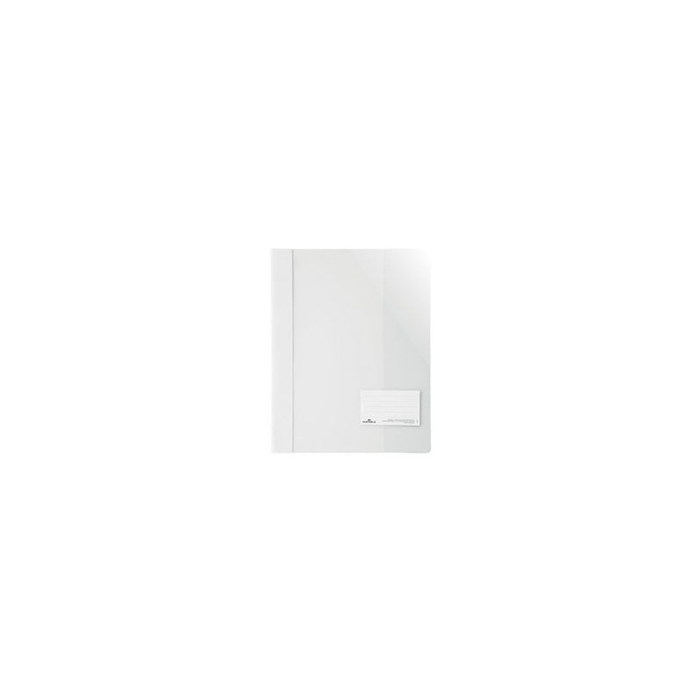 DURABLE Chemise à lamelle extra large, A4+, PVC, blanc