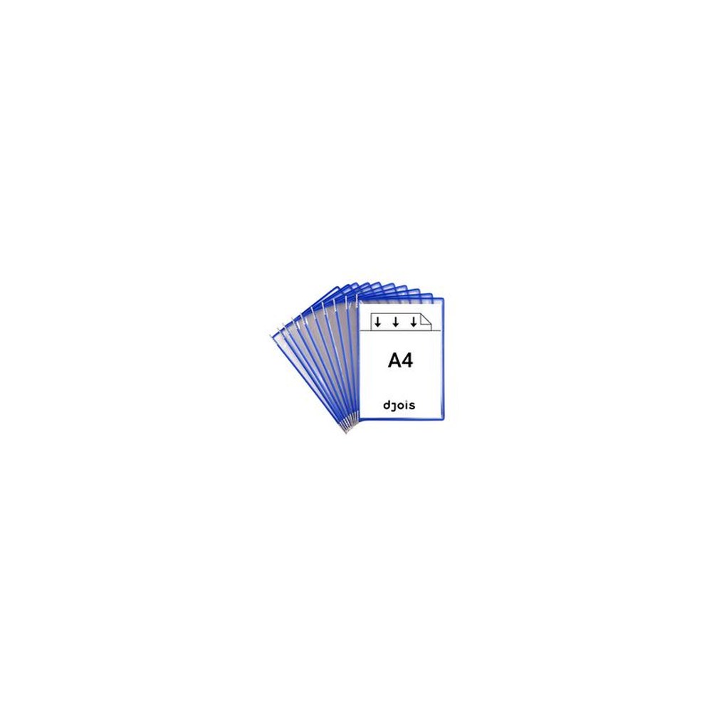 djois by tarifold Poche à pivot, A3, bleu x10
