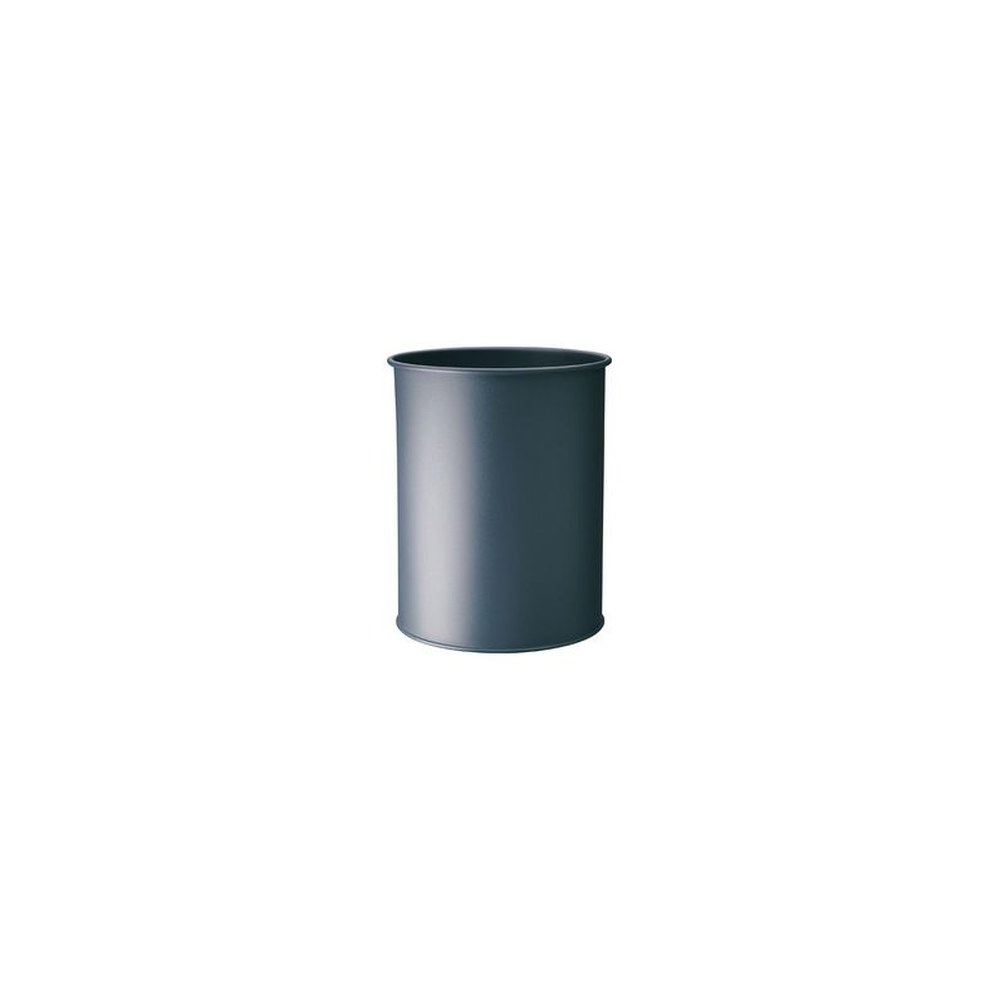 DURABLE Corbeille à papier, rond, 15 litres, anthracite