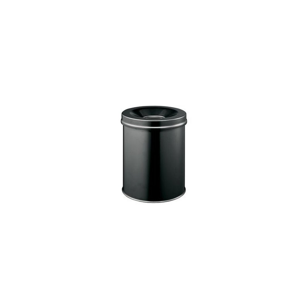 DURABLE Poubelle SAFE, rond, 30 litres, noir