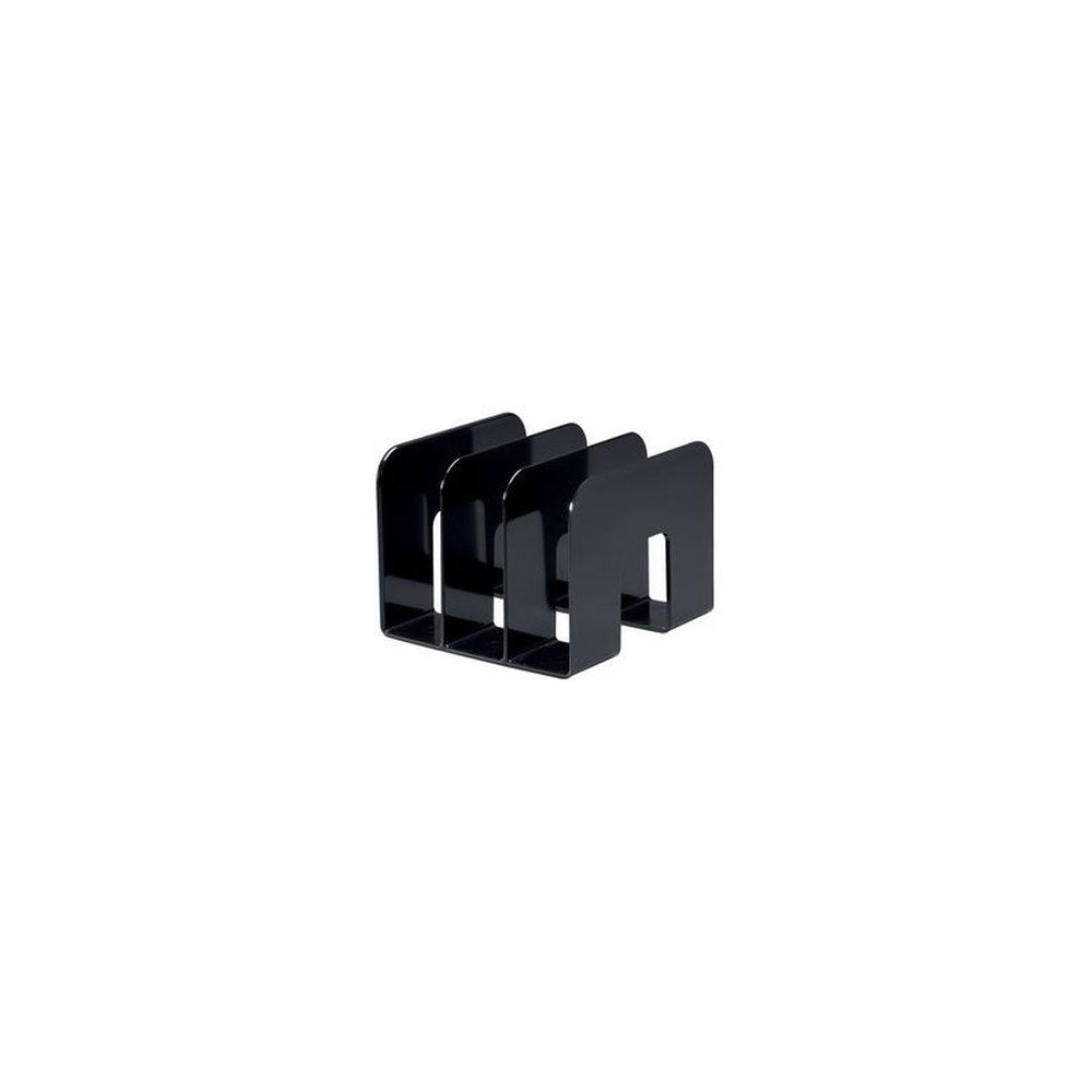 DURABLE Porte-revues TREND, plastique, 3 compartiments, noir