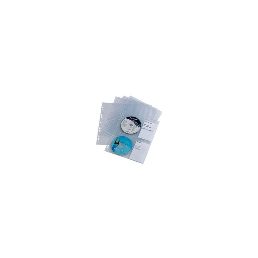 DURABLE Pochette CD-/DVD COVER LIGHT M, pour 4 CD, en PP,