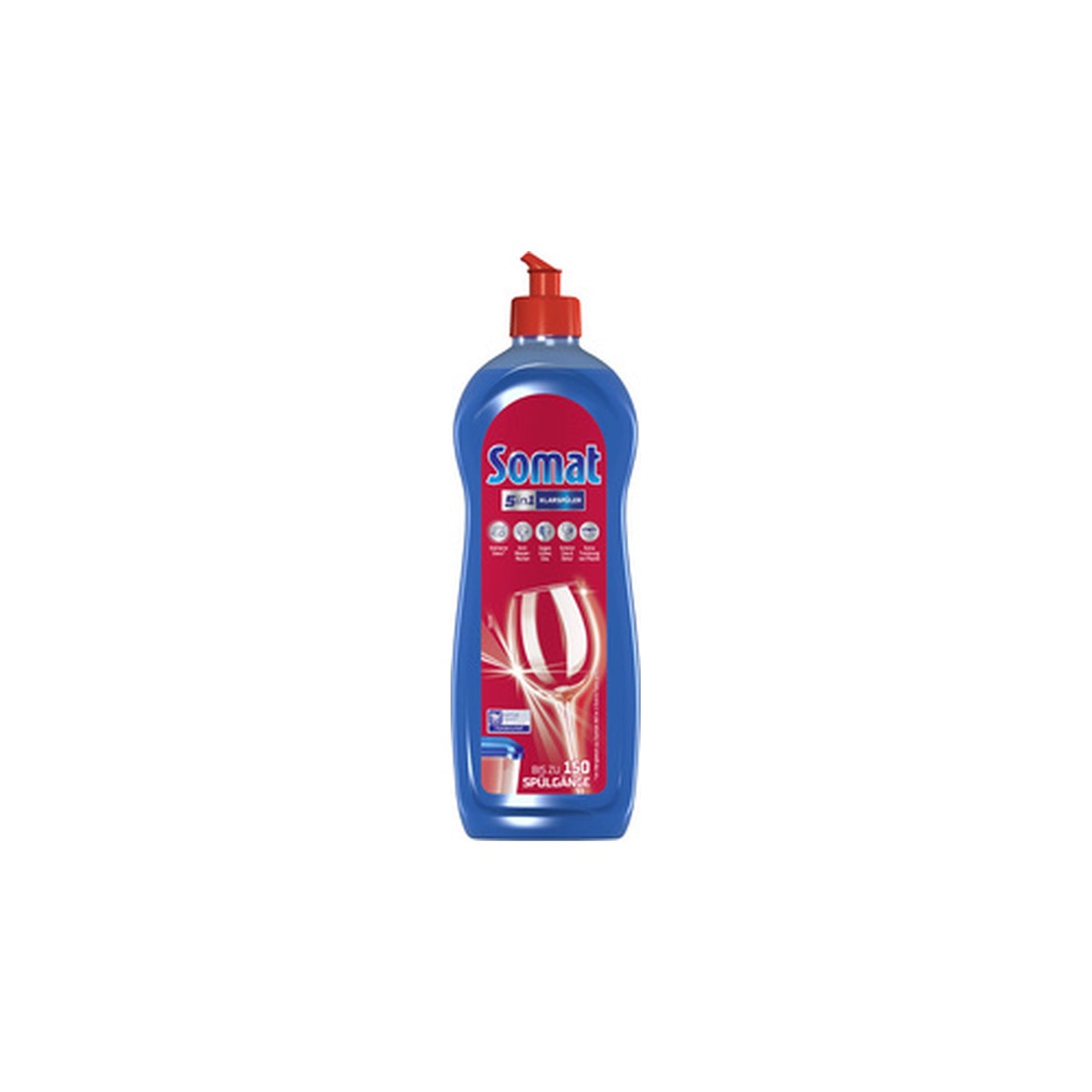 Somat Liquide de rinçage 5 en 1 pour lave-vaisselle, 750 ml