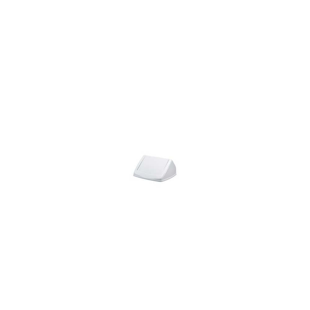 DURABLE Couvercle DURABIN FLIP LID SQUARE 40, blanc/blanc