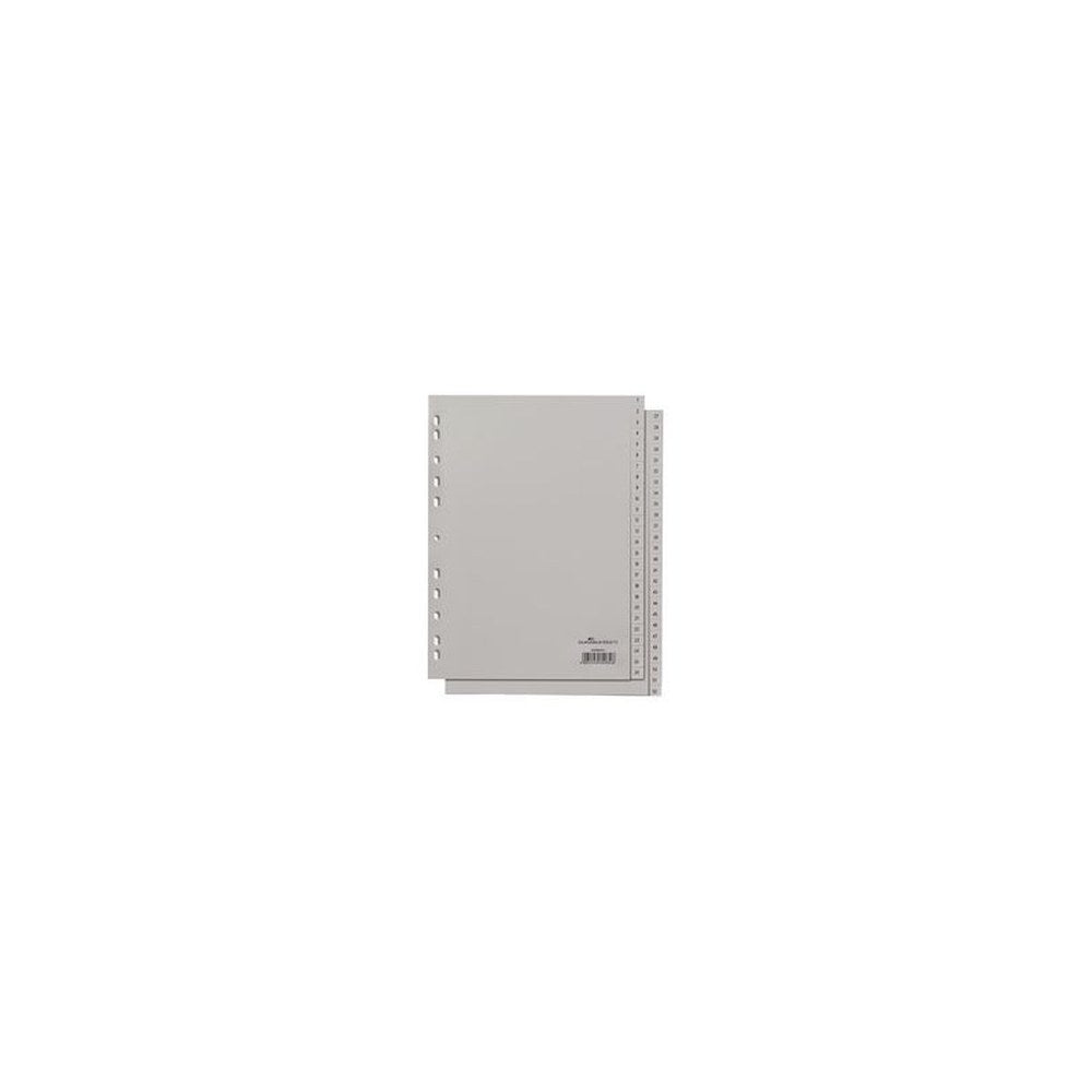 DURABLE Intercalaires en plastique, chiffres, A4, 52 touches