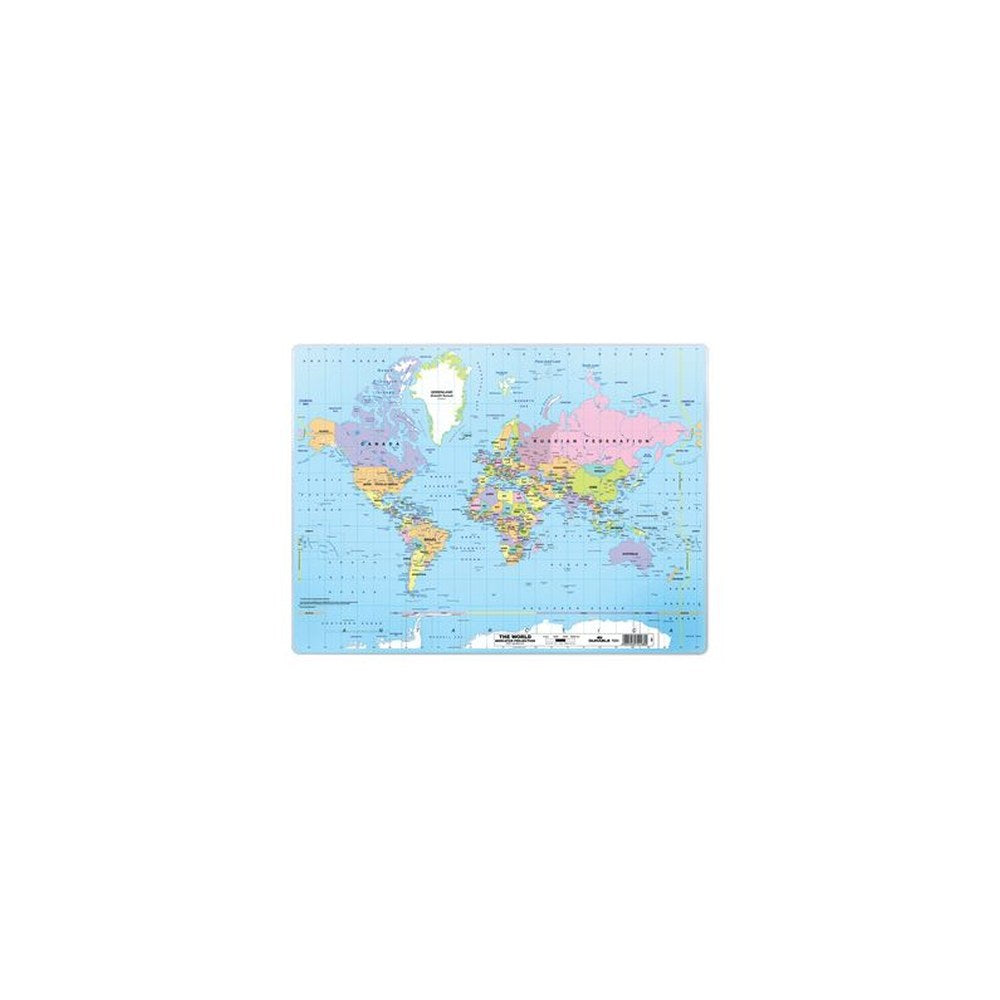 DURABLE Sous-main "Mappemonde", 500 x 380 mm, PP