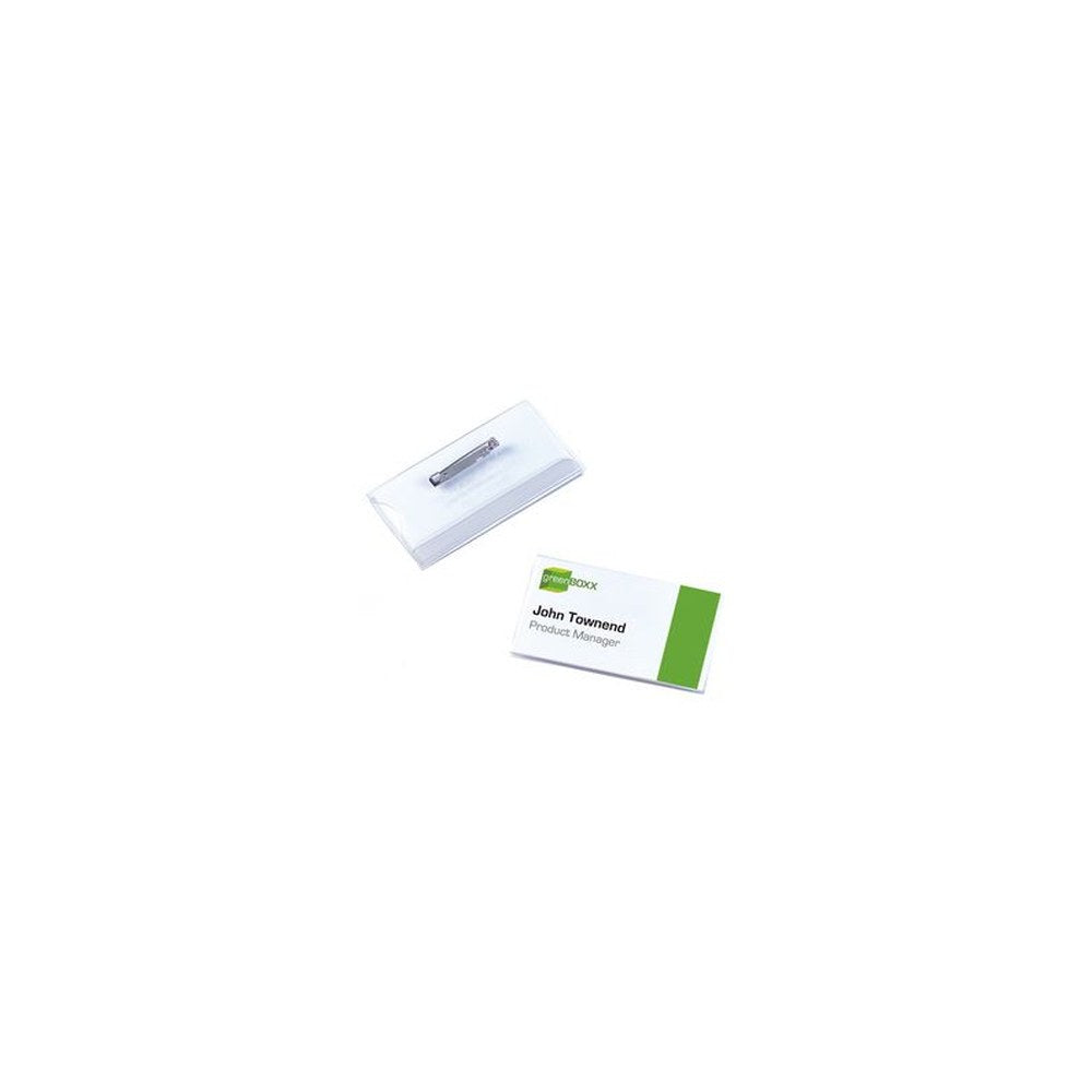DURABLE Porte-badge avec épingle, 75 x 40 mm
