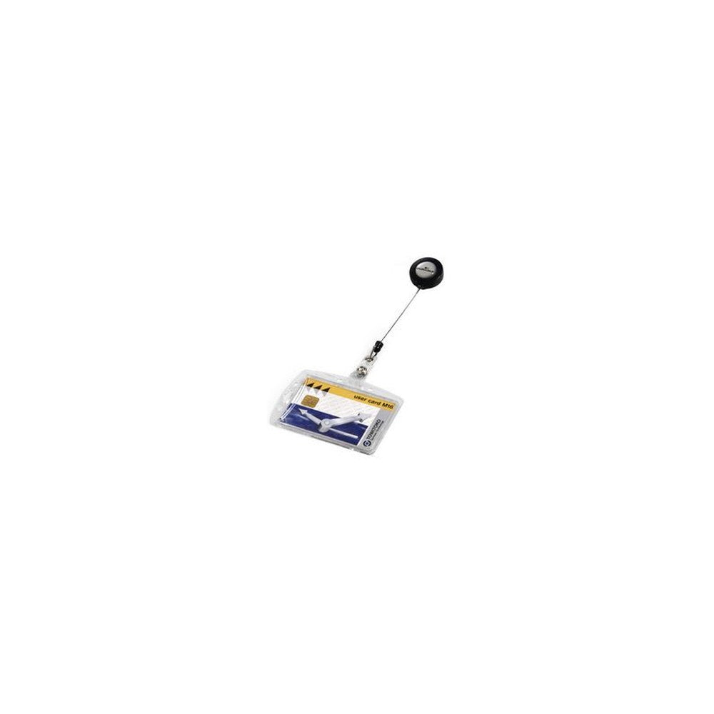 DURABLE Porte-badge, rigide, avec porte-carte, 85 x 54 mm