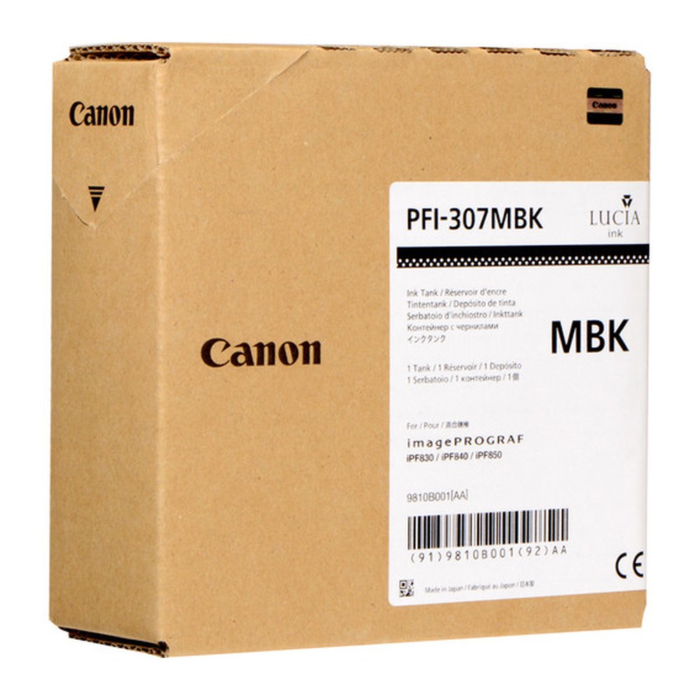 Cartouche d'origine Canon 9810B001 / PFI-307 MBK - noire
