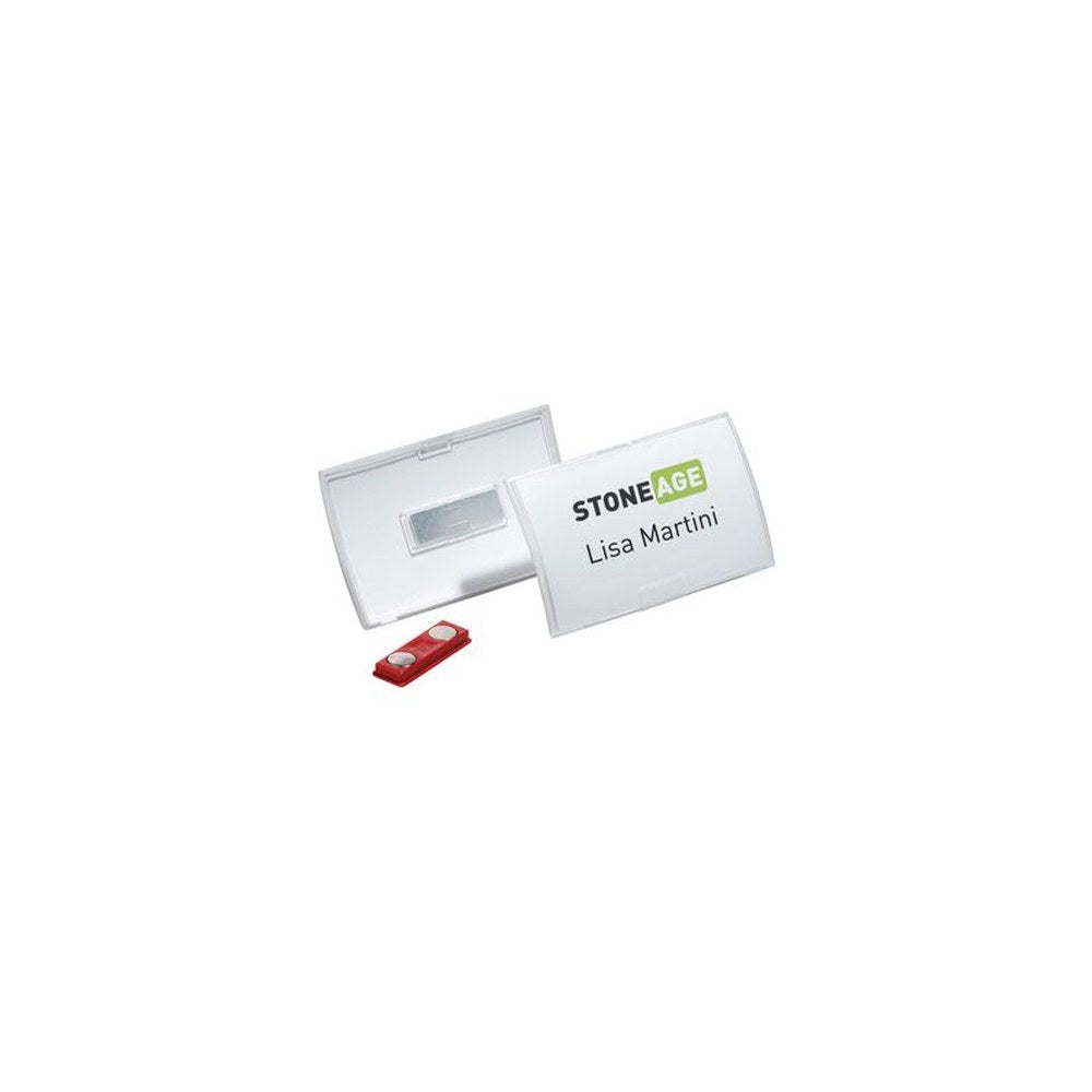 DURABLE Badge Click Fold, avec aimant, 75 x 40 mm