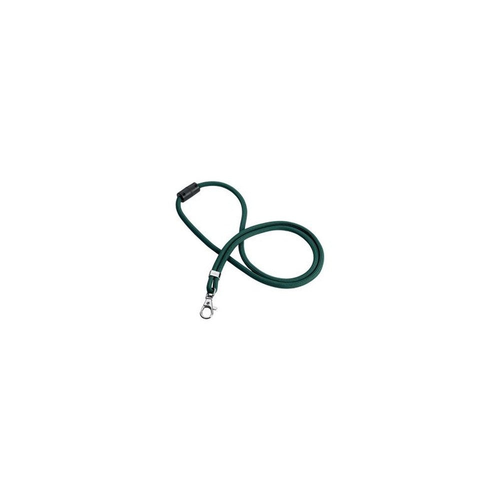 DURABLE Cordon textile rPET avec mousqueton, vert