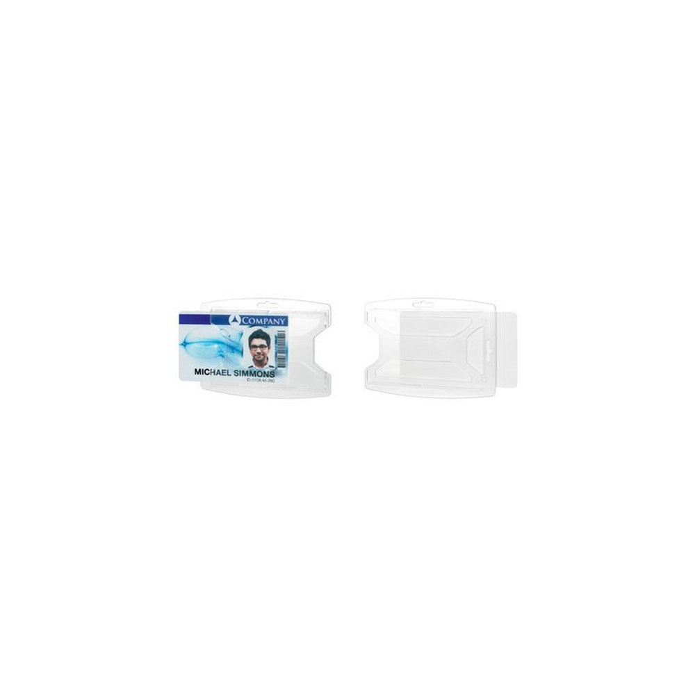 DURABLE Porte-badge "reXycle", pour 1 badge, transparent