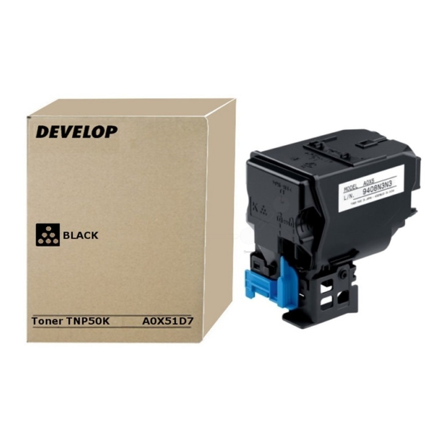 Toner d'origine Develop A0X51D7 / TNP-50 K - noir