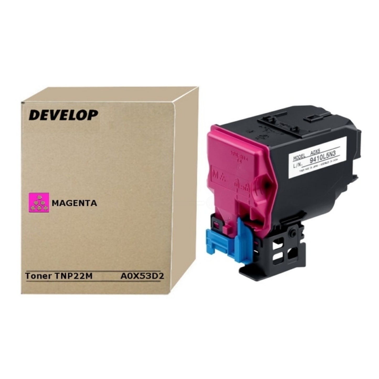 Toner d'origine Develop A0X53D2 / TNP-22 M - magenta
