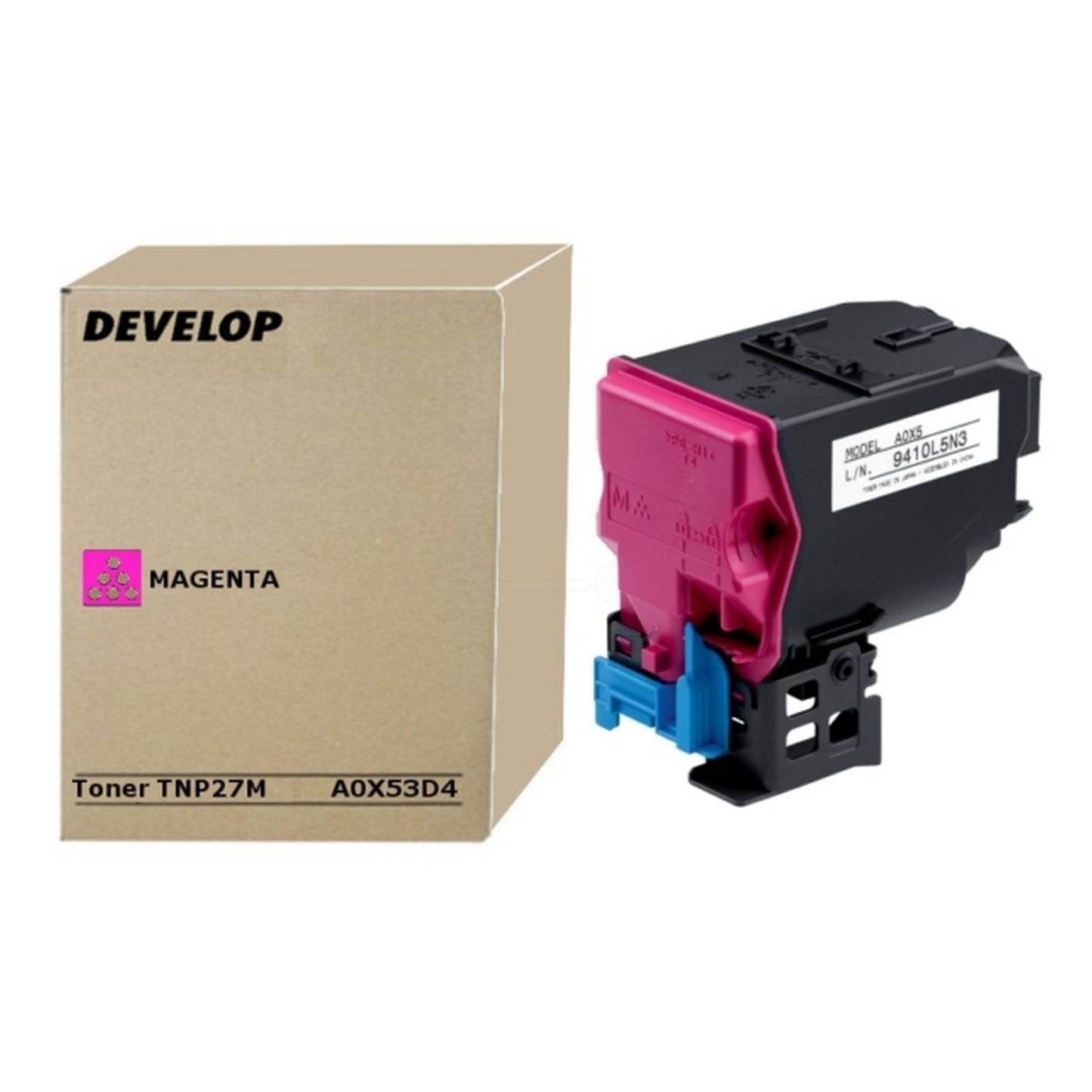 Toner d'origine Develop A0X53D4 / TNP-27 M - magenta
