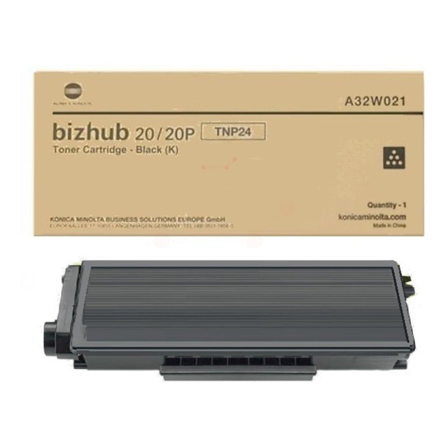 Toner d'origine Konica Minolta A32W021 / TNP-24 - noir