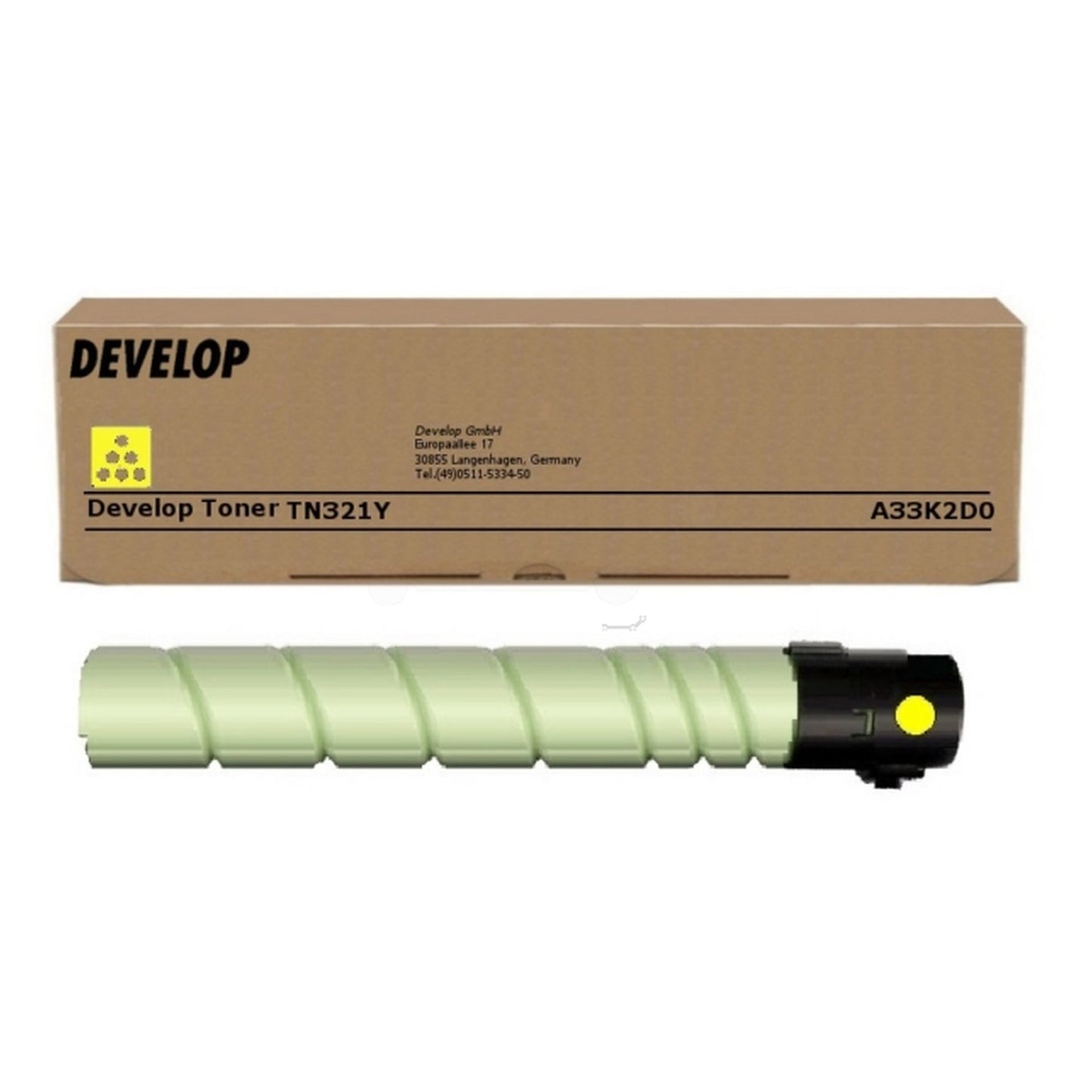 Toner d'origine Develop A33K2D0 / TN-321 Y - jaune