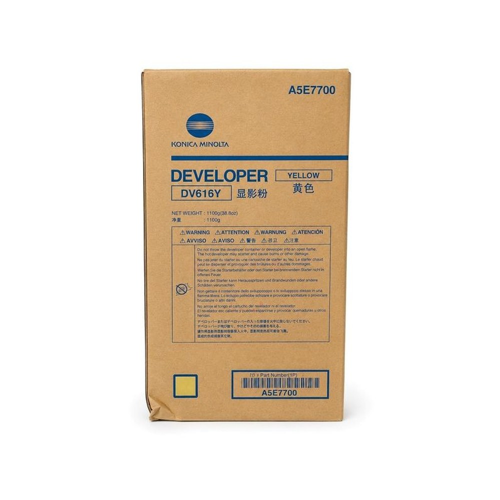 Développeur d'origine Konica Minolta A5E7700 / DV-616 Y - jaune