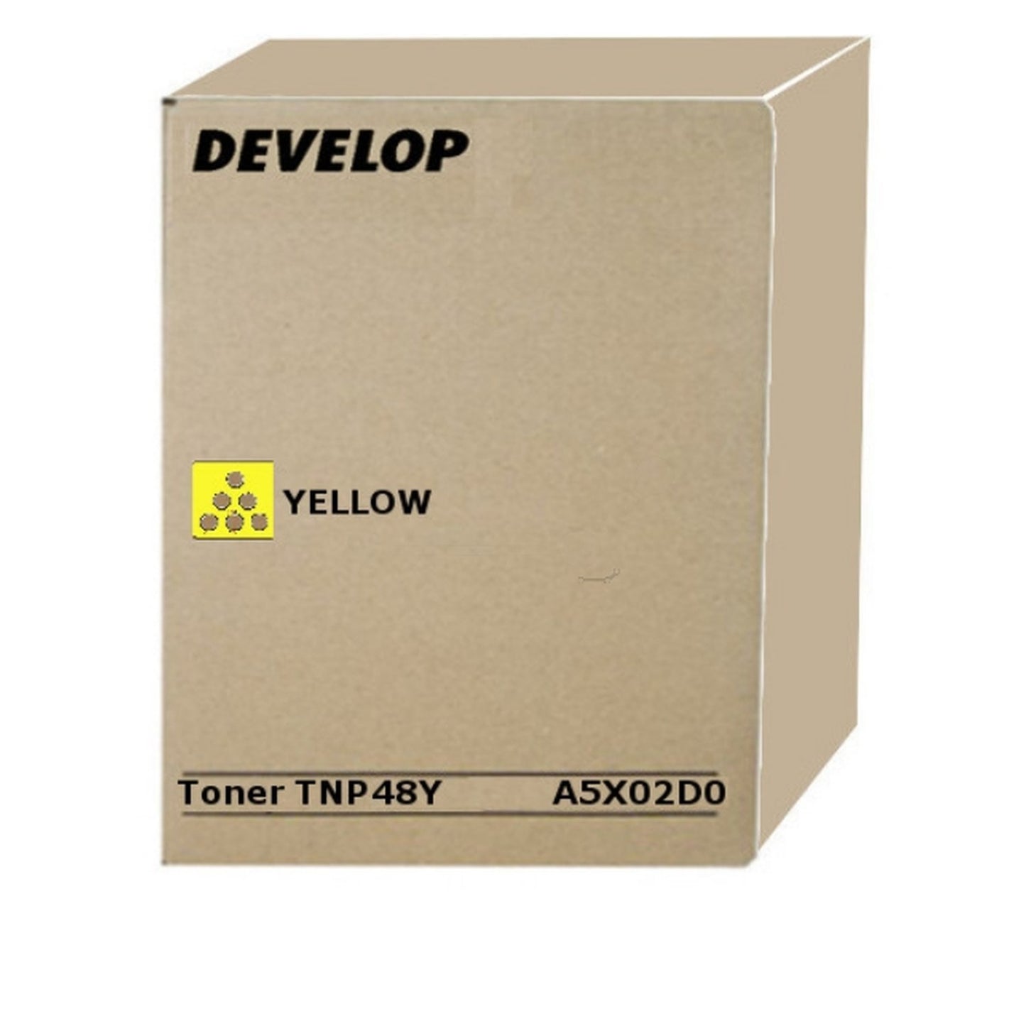 Toner d'origine Develop A5X02D0 / TNP-48 Y - jaune