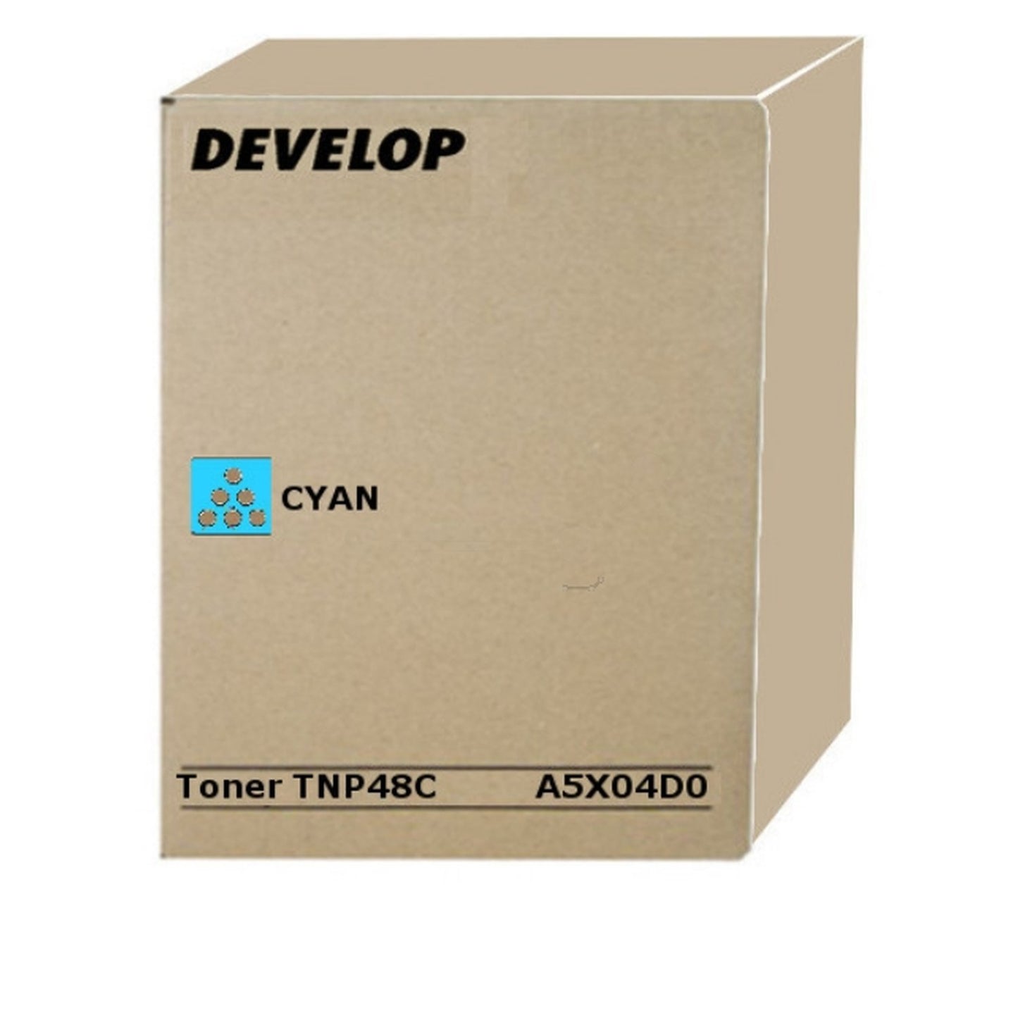 Toner d'origine Develop A5X04D0 / TNP-48 C - cyan