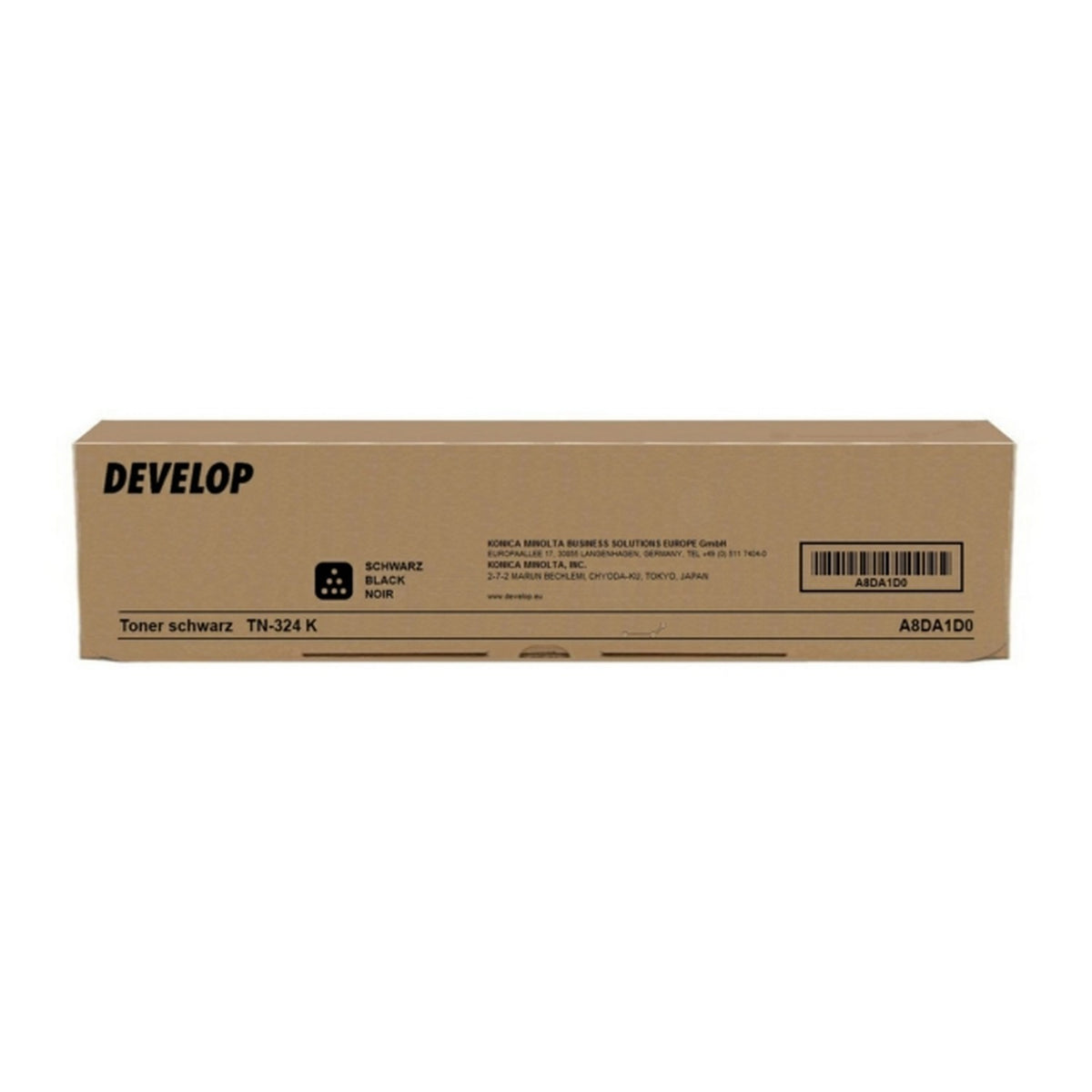 Toner d'origine Develop A8DA1D0 / TN-324 K - noir