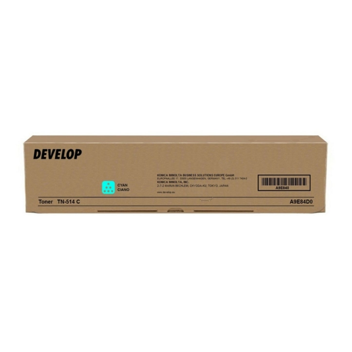 Toner d'origine Develop A9E84D0 / TN-514 C - cyan