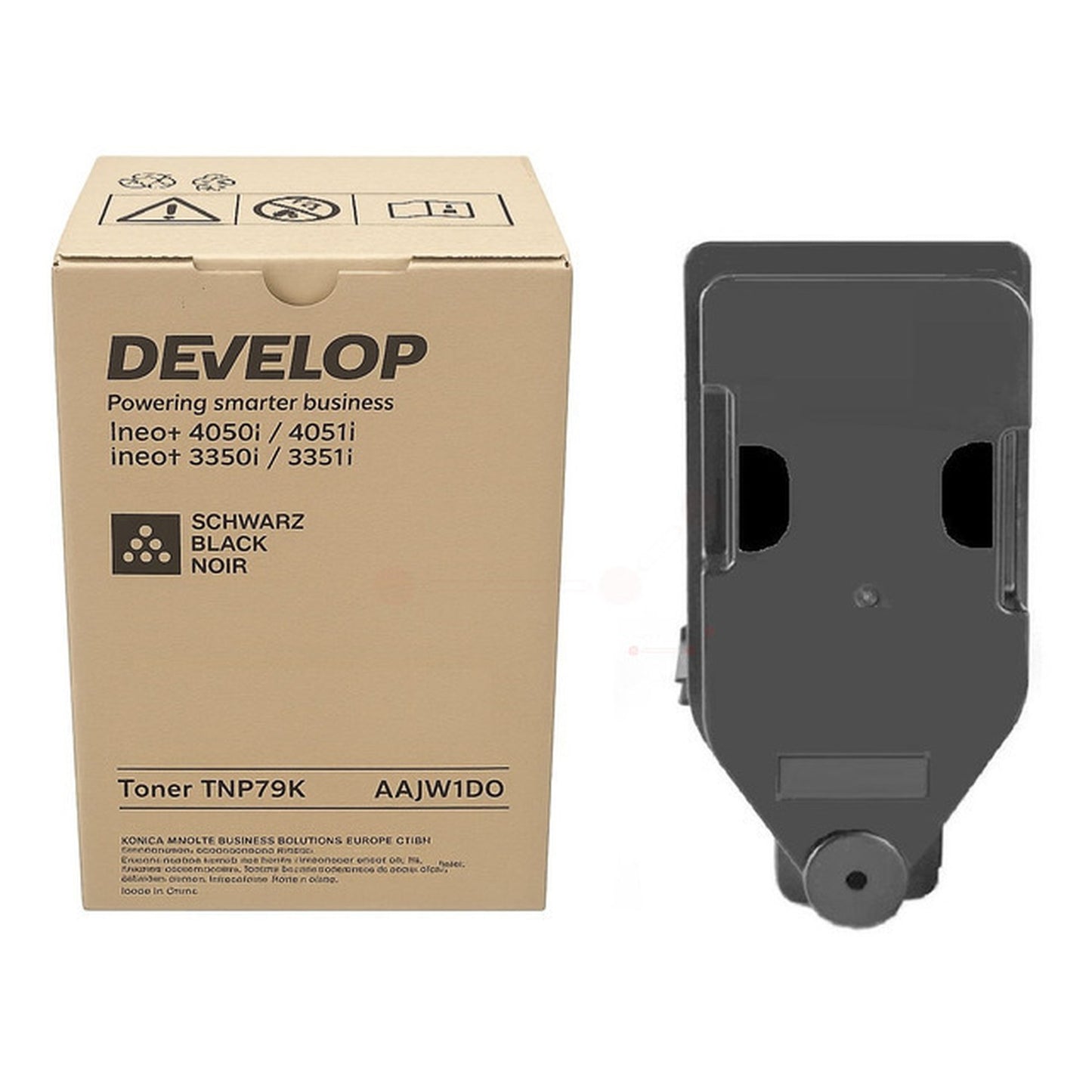 Toner d'origine Develop AAJW1D0 / TNP-79 K - noir