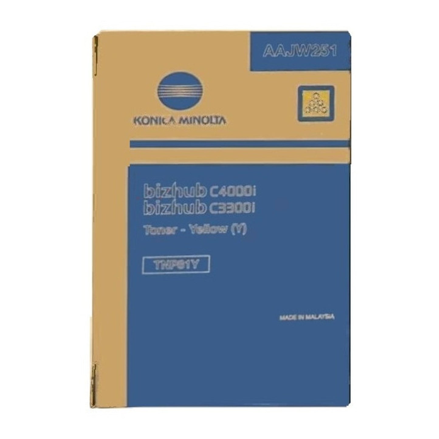 Toner d'origine Konica Minolta AAJW251 / TNP-81 Y - jaune